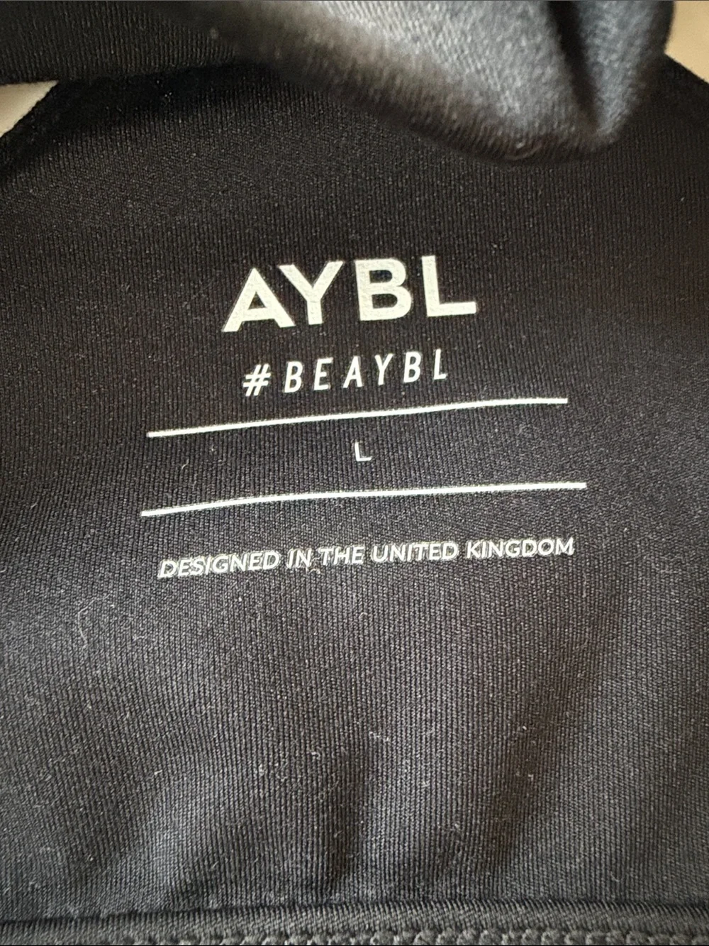 AYBL Black V-Neck Seamless Racerback Sports Bralette - Picture 6 of 7